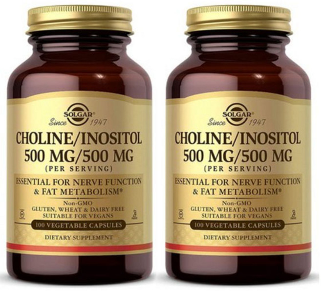 솔가 콜린 이노시톨 500mg 베지터블 캡슐, 100정, 2개
