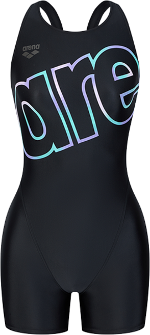 아레나 오로라엣지 여성 3부 반신 레이서백 실내 수영복 A6BL1LH07 블랙 2001부평점