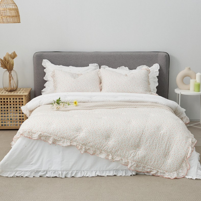 레노마홈 리지 여름 차렵이불 베개 세트