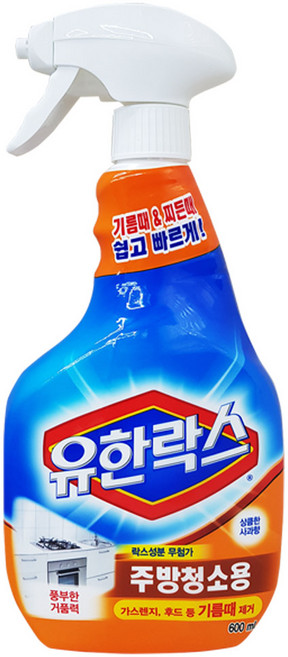 유한락스 주방청소용, 600ml, 1개