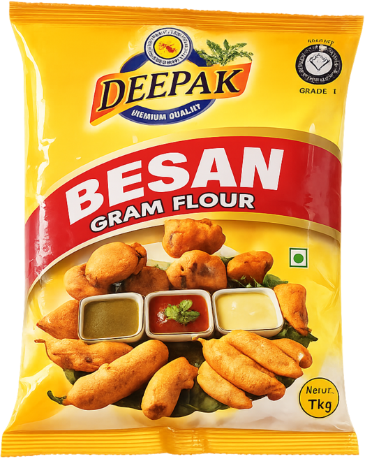 DEEPAK BESAN GRAM FLOUR 이집트콩분말 인도 INDIA, 1개, 1kg