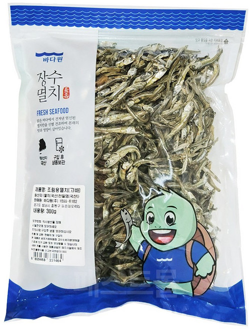 바다원 조림용멸치(고바), 1개, 300g