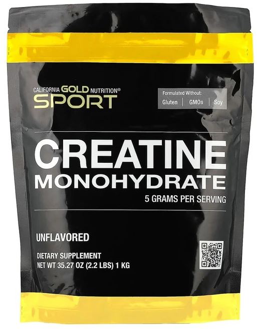California Gold Nutrition 스포츠 크레아틴 일수화물 무맛 1kg(2.2lb) CGN-02521, 1kg, 1개 - 쿠팡