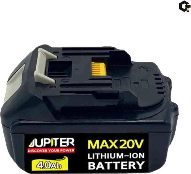 HPT 20V 전동공구 4.0Ah 배터리 마끼다 호환 MA20-AB240 배터리 잔량표시, 1개