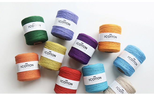 리네아 더 코튼 코바늘 소품실 코마면100%, 1개, 915캐럿