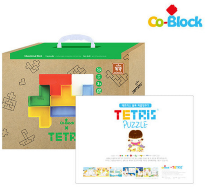 Co-Block 똑똑시리즈 테트리스블록 20pcs(0263), 1개