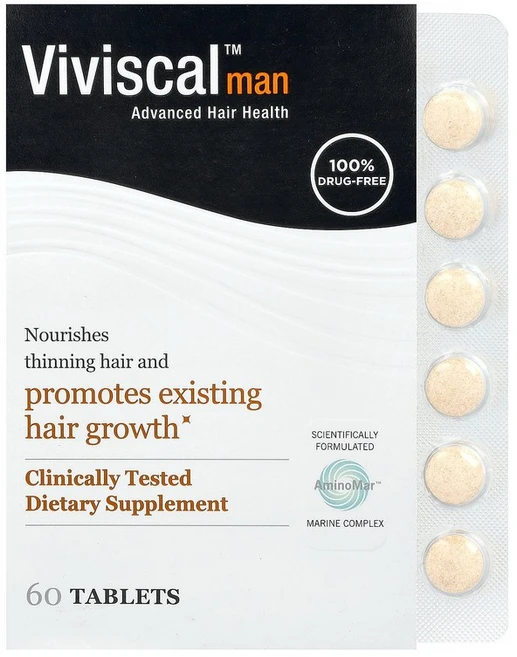 Viviscal Man Advanced Hair Health 60 Tablets, 1, 60정 - 쿠팡
