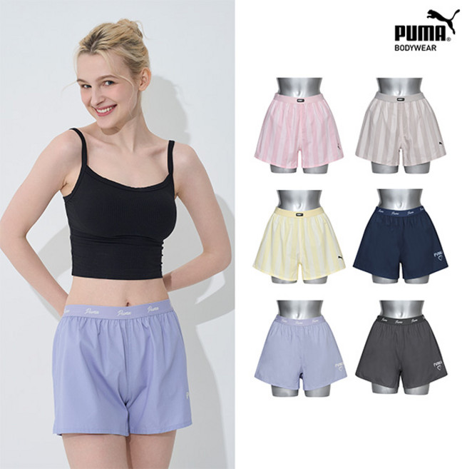 [푸마]여성 소프트 순면 트렁크 6종세트