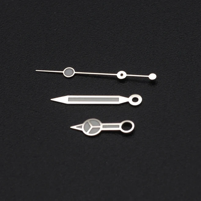 NH35 시계 손 세트 녹색 빛나는 맞는 7s26 무브먼트 SKX007 예비 부품