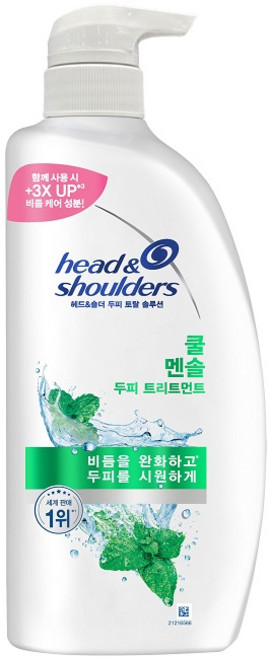 헤드앤숄더 쿨 멘솔 컨디셔닝 린스, 850ml, 4개