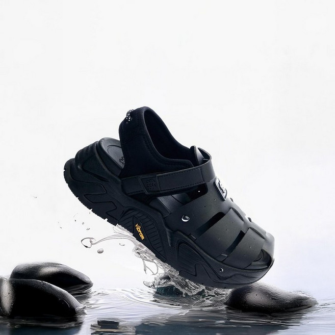 (국내매장정품) 코오롱스포츠 FISHERLAYER 여성 샌들 FE2AX24440BLK 269247