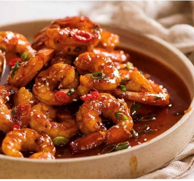 칠리새우 깐쇼새우 사천탕수육 소스 알싸하고 매운 소스 양념소스 새우튀김 치킨너겟 만능소스, 1개, 2kg