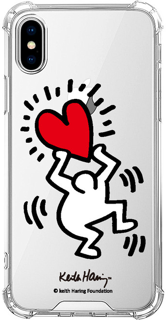 키스해링 투명 범퍼 휴대폰 케이스