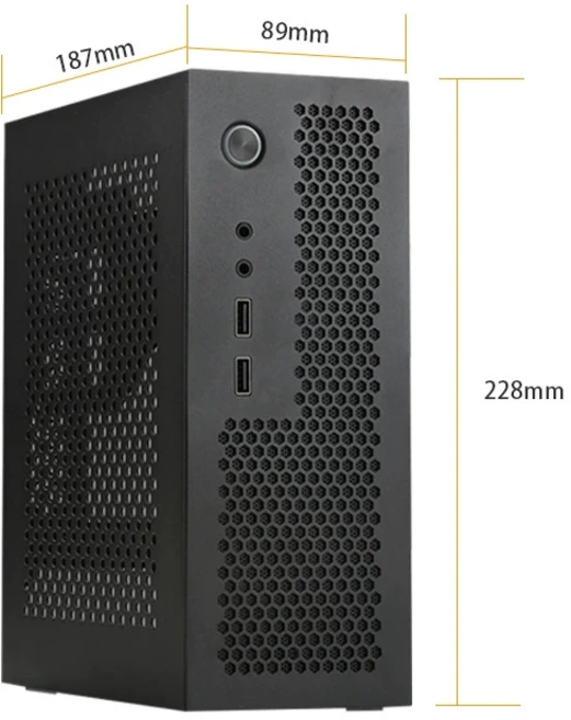 直立式 電腦機殼, 1個, 黑色USB3.0
