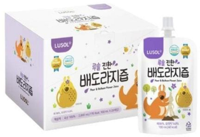 루솔 진한 배도라지즙 60포/ 선물박스