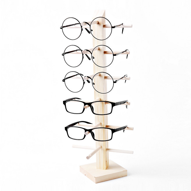 허니잼 원목 안경거치대 선글라스 보관함 안경 걸이 선글라스 거치대 장식함 정리대