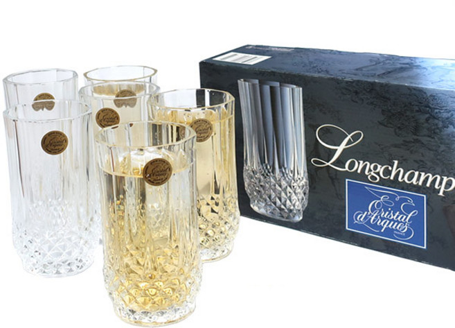 프랑스 롱샴 크리스탈잔 맥주잔 맥주컵 240ml 6개세트