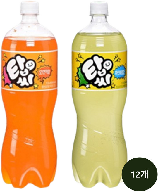 탑씨 1.5L 오렌지6+파인애플6 총12개, 12개
