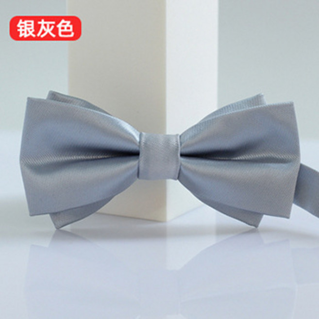 LARGE STORE 緞面12CM寬度西裝領結 男生韓版素面時尚西裝領帶