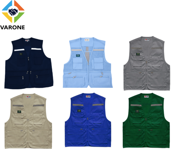 바론 TC조끼 천 겨울 작업 조끼, 1개, 베이지색