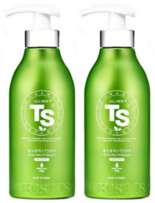 올뉴플러스 TS샴푸 500g 2통, 2개