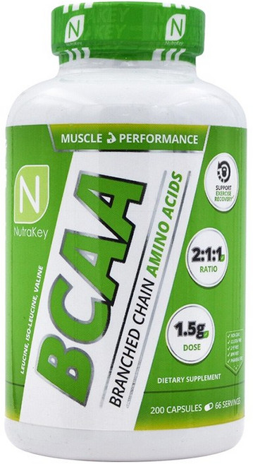 뉴트라키 BCAA 아미노산 200캡슐 헬스부스터 피로회복제 지구력 근성장, 1개, 200정