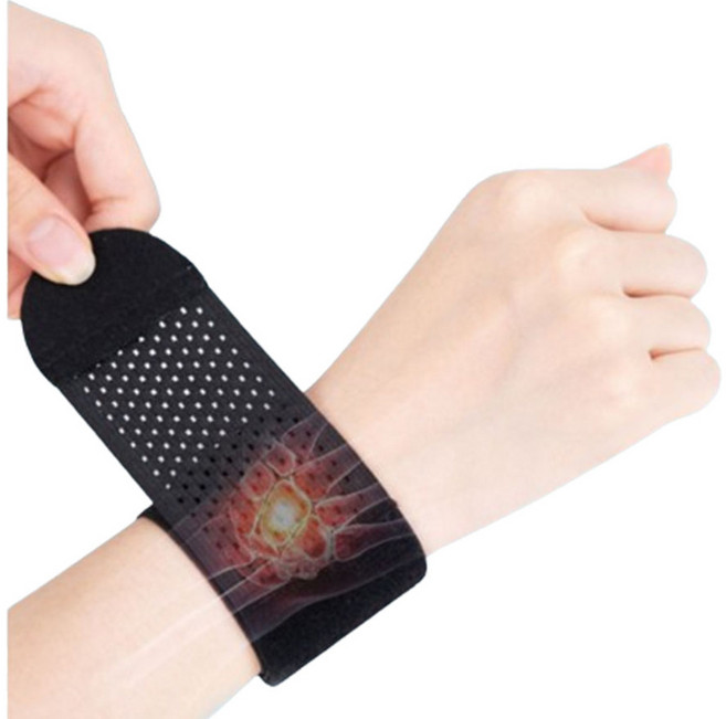 온업 손목 보호대 세트, 블랙, 2개