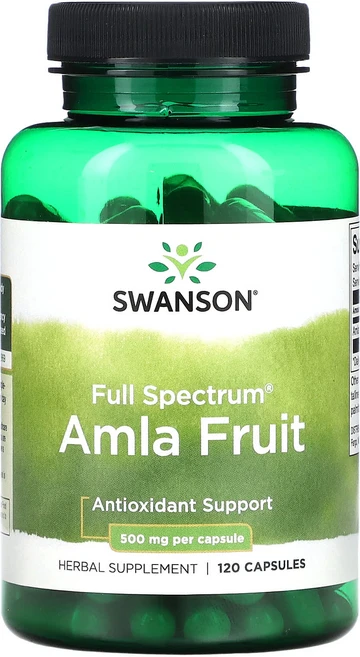 Swanson Full Spectrum 암라 열매 500mg 캡슐 120정, SwansonFullSpectrum암라열매500mg캡슐, 1개 - 쿠팡
