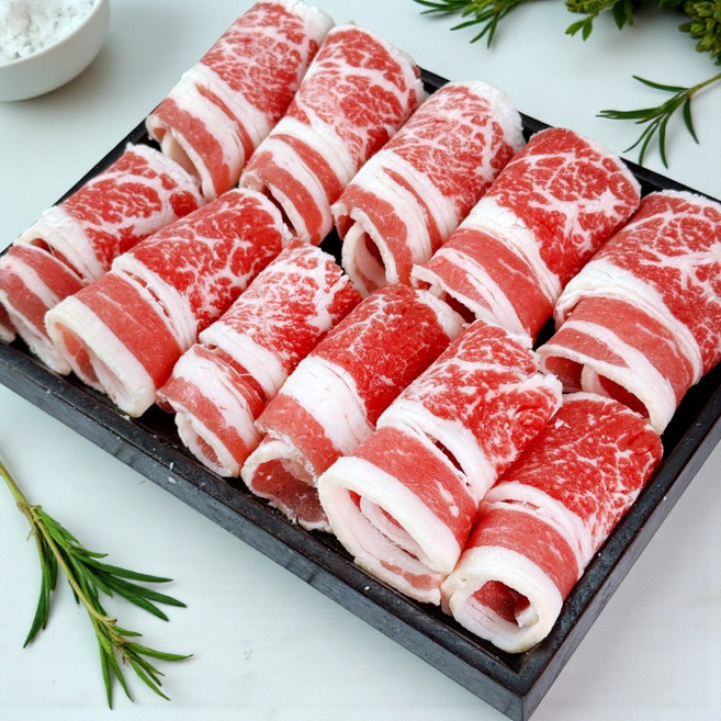 다용도 돌돌 우삼겹, 2개, 500g