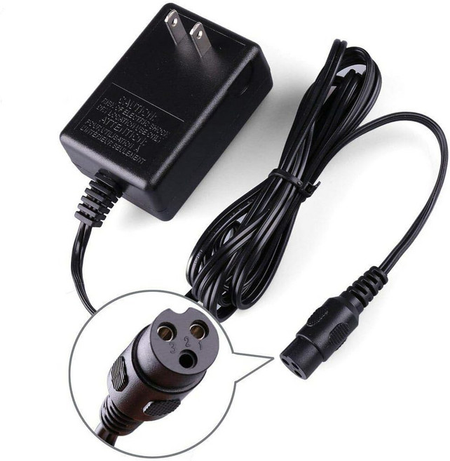 면도기용 12V 1A 배터리 충전기 - 면도기 E90 파워라이더 360 주니어 전기 왜건 보람 탱크맨 맘보 리버티 312 엑스쿠터 토네이도 XC505GT2 미니모토 잠수정용 교체, 1, 1