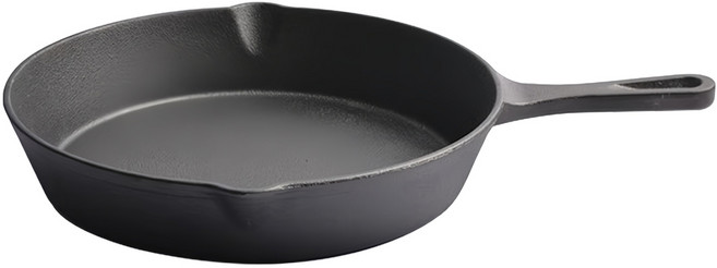 원형 무쇠 후라이팬 인덕션 손잡이 무쇠팬 주물 프라이팬 캠핑 주물팬 고기 불판 철판 삼겹살 소고기 구이팬, R99839B(블랙, 1개, 25cm