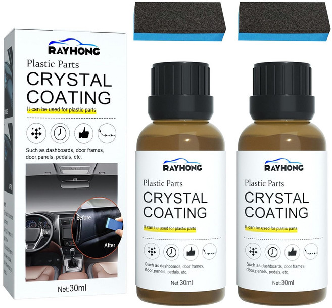 Rayhong 크리스탈 코팅 자동차 플라스틱 복원제 30ml, 2