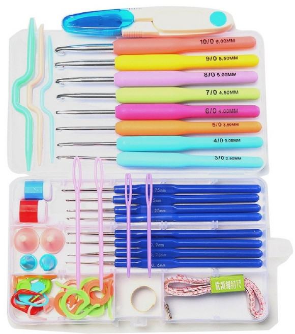 몽데뷰 초보 뜨개질 코바늘 도구 부자재 DIY 입문용 초보, 1개