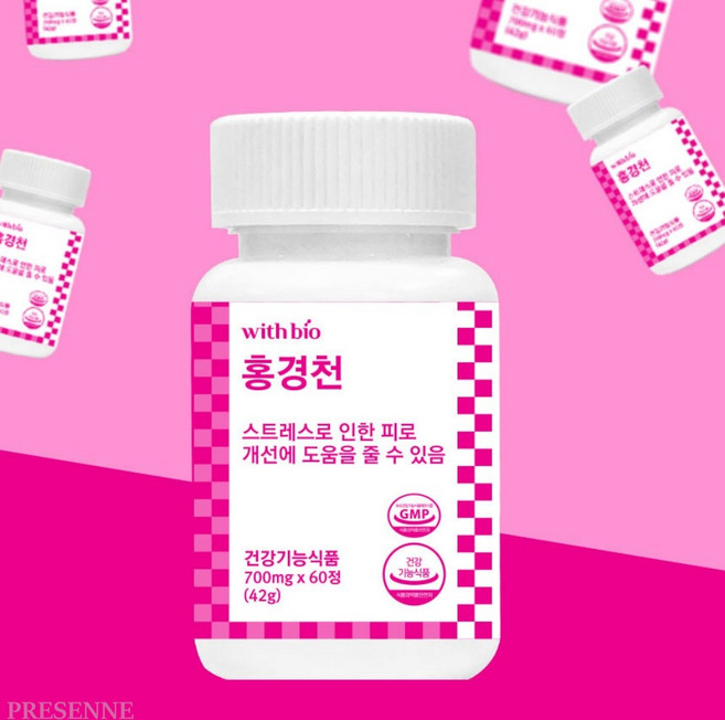 위드바이오 홍경천 60정 RHODIOLA 스트레스 도움줄수있음