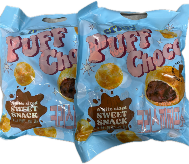 노브랜드 크리스피퍼프 초코, 180g, 2개