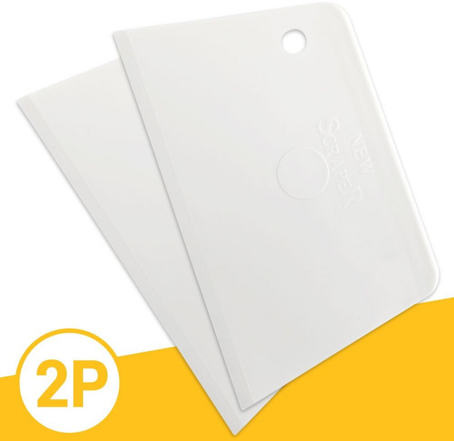 국내생산 직사각 스크래퍼2P 스크레퍼 반죽칼 베이킹, 기본1