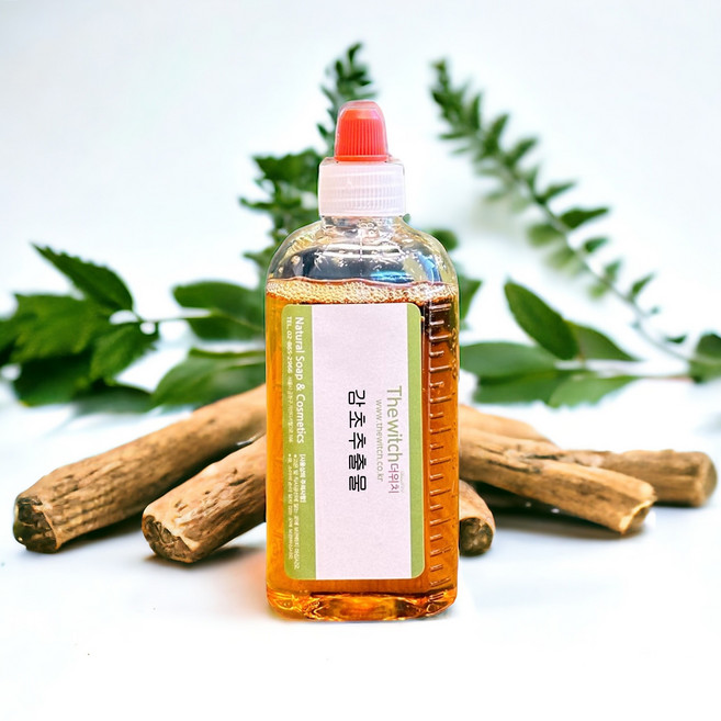 [더위치] 감초추출물 100ml 감초뿌리추출물 Glycyrrhiza Uralensis Licorice Root Extract, 1개