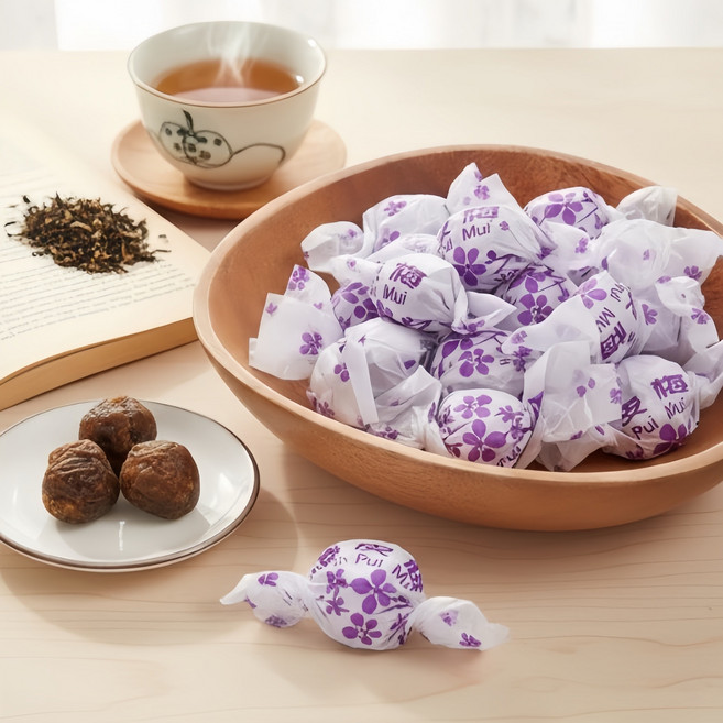 健康本味 特製陳皮梅 傳統風味蜜餞 獨立包裝, 1個, 陳皮梅, 250