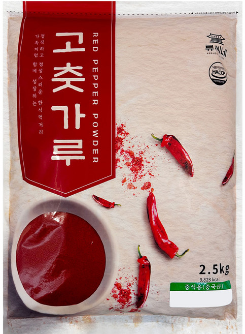 류씨네 중식용 고춧가루 수입 2.5kg, 1개