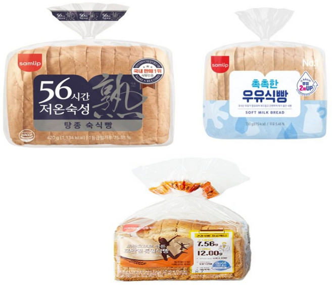 삼립 호밀식빵 통식빵 로만밀 통밀식빵, 420g, 1개