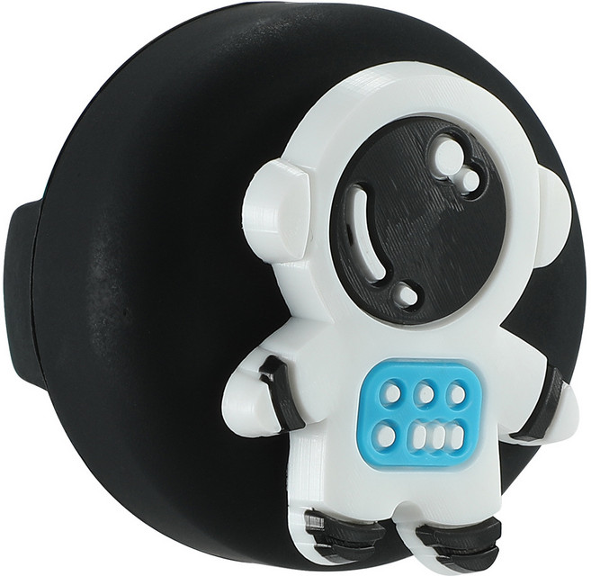 리바앤코 애플 에어태그1/2 실리콘 케이스, 1개, 우주인