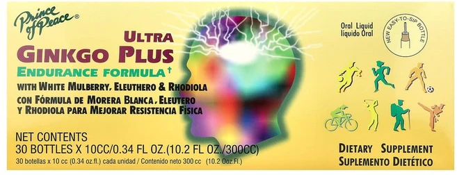 프린스오브피스 울트라 징코 플러스 지구력 포뮬러 30 개입 x 각 0.34 액량 온스 (10 cc), 5개 - 쿠팡