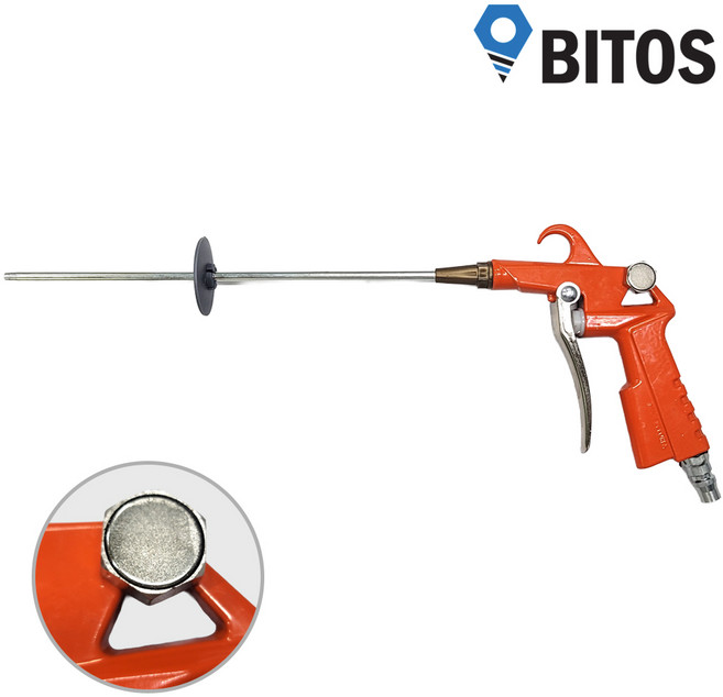 철 자석 에어건 차량용 콤프레샤 휴대용 가정용 공장 에어건 300S, 1개