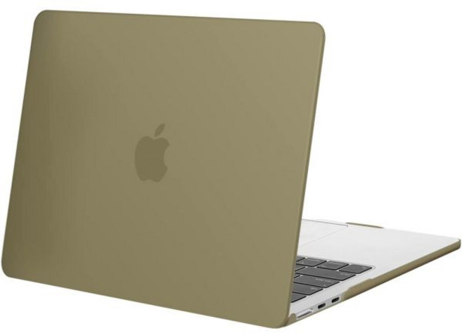 MOSISO 맥북 에어 13인치 케이스 2025년 2024년 2023년 2022년 출시 M4 A3240 M3 A3113 M2 A2681 호환 보호용 플라스틱 하드 쉘 커버 블랙, Olive Yellow