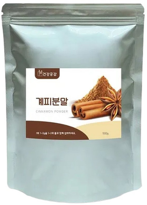 건강공감 계피분말 이중지퍼백 500g shd*98368TS, 1개