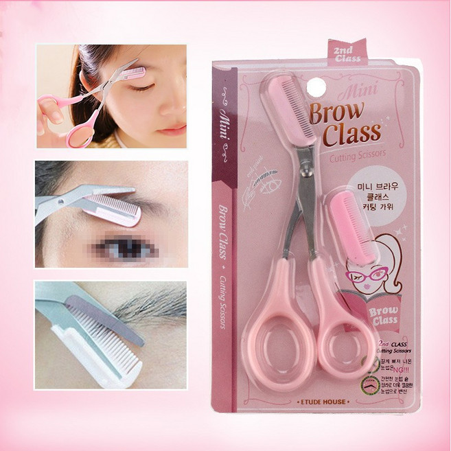 눈썹가위 탈부착 셀프 미용 길이 숱 정리 눈썹 가위 S10793