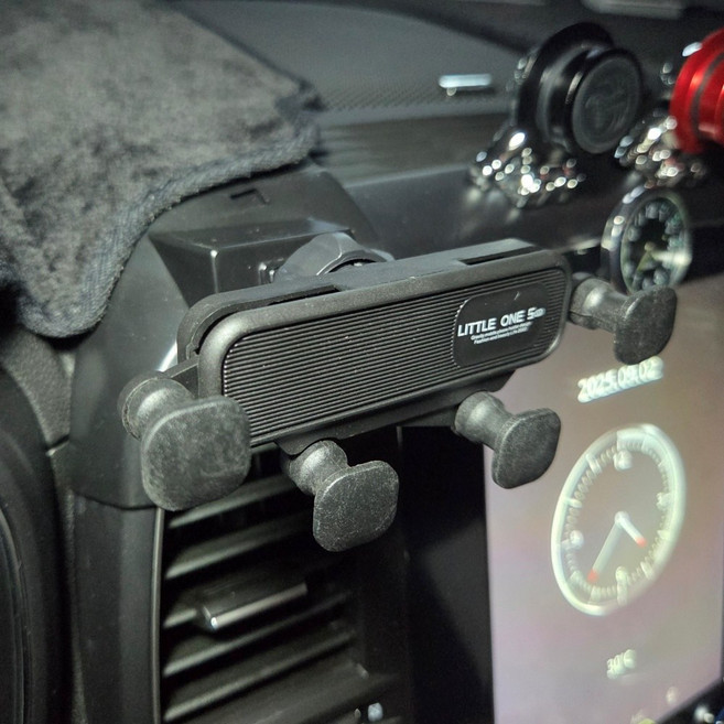 플렉스몰 QM6 전용 핸드폰 일체형 순정형 마운트 브라켓 중력거치대, QM6 마운트 + 중력거치대, 1개