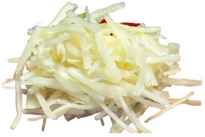 白筍絲 脆筍絲 不酸的筍絲, 300g, 1個