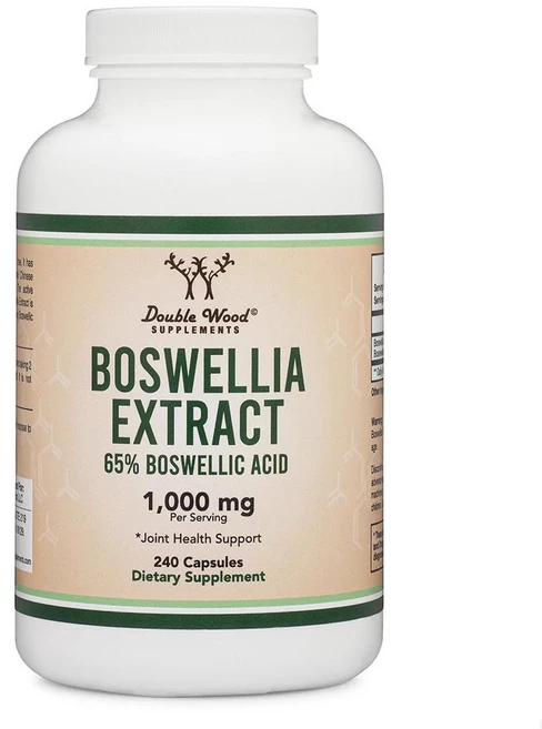 더블 우드 서플리먼트 보스웰리아 추출물 1000mg 240캡슐, 1개, 120g, 240정 - 쿠팡