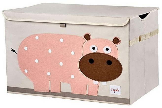 3 Sprouts 아동용 장난감 상자 - 남아 및 여아용 대형 보관함., 악어